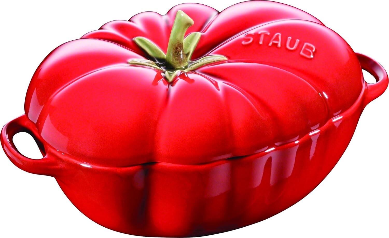 Staub Ceramic Cocotte Domates Kırmızı Tencere 16 cm
