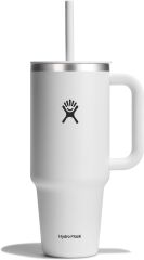 Hydro Flask Pipetli Termos Bardak 1,18L Beyaz
