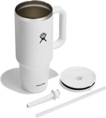 Hydro Flask Pipetli Termos Bardak 1,18L Beyaz