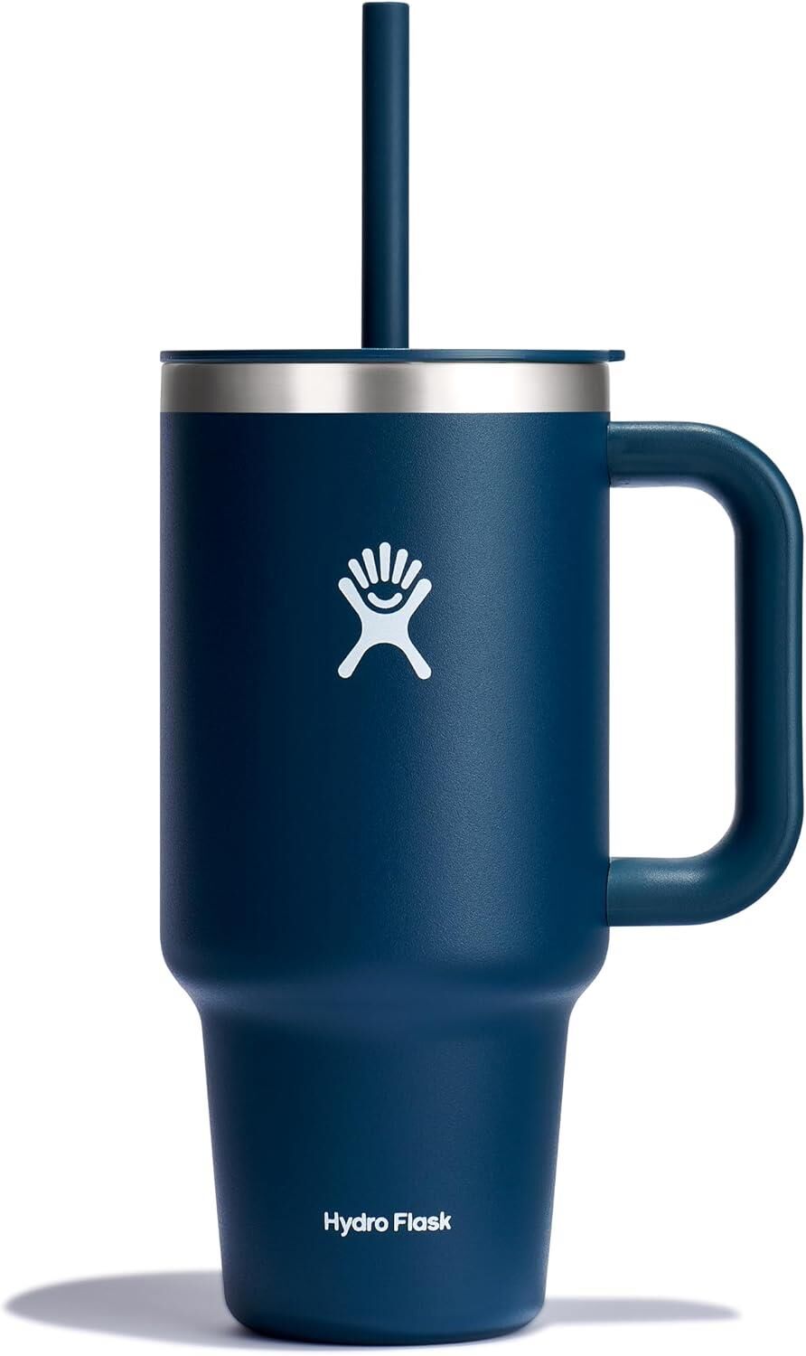 Hydro Flask Pipetli Termos Bardak 950 ml İndigo Mavi