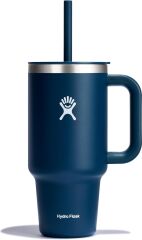 Hydro Flask Pipetli Termos Bardak 950 ml İndigo Mavi
