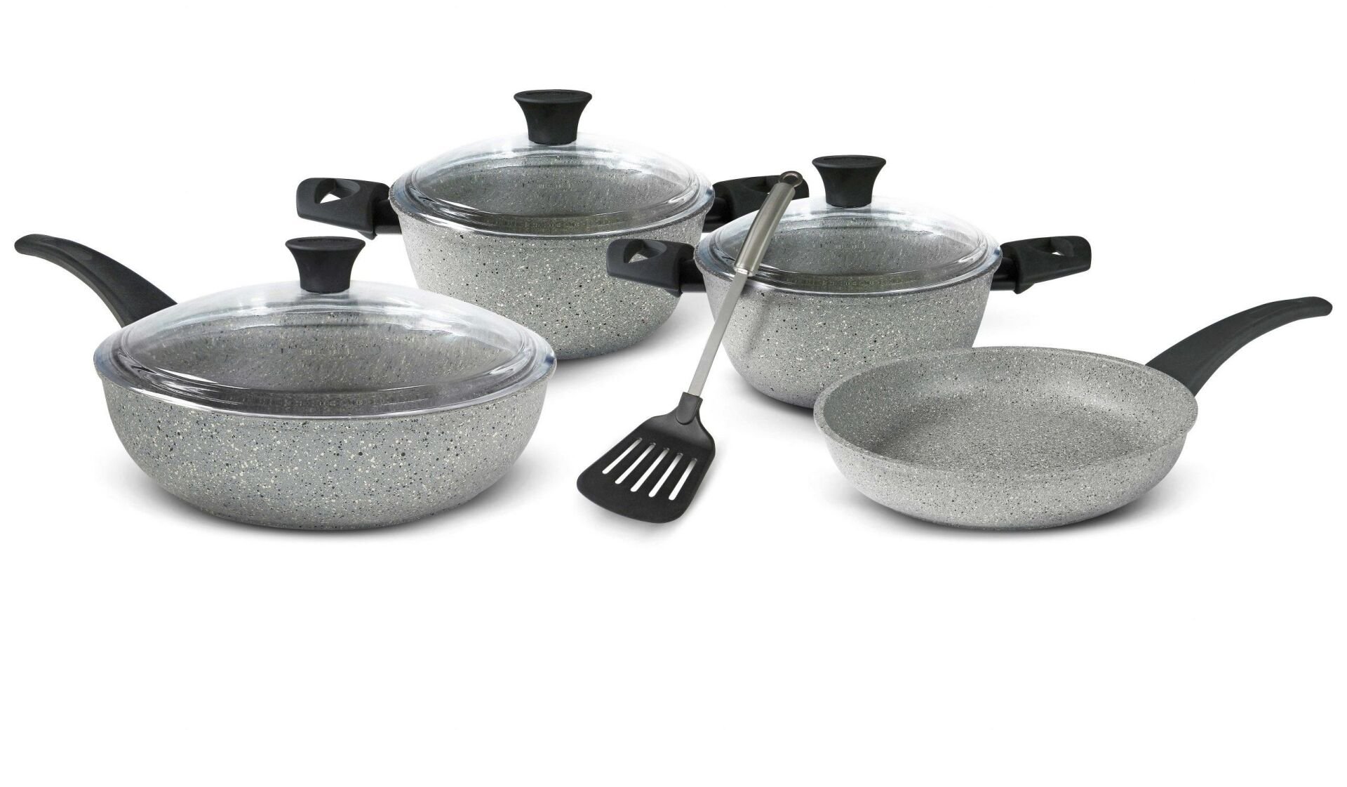 Flonal Dura İndüksiyonlu Tencere Tava Seti 8 Parça