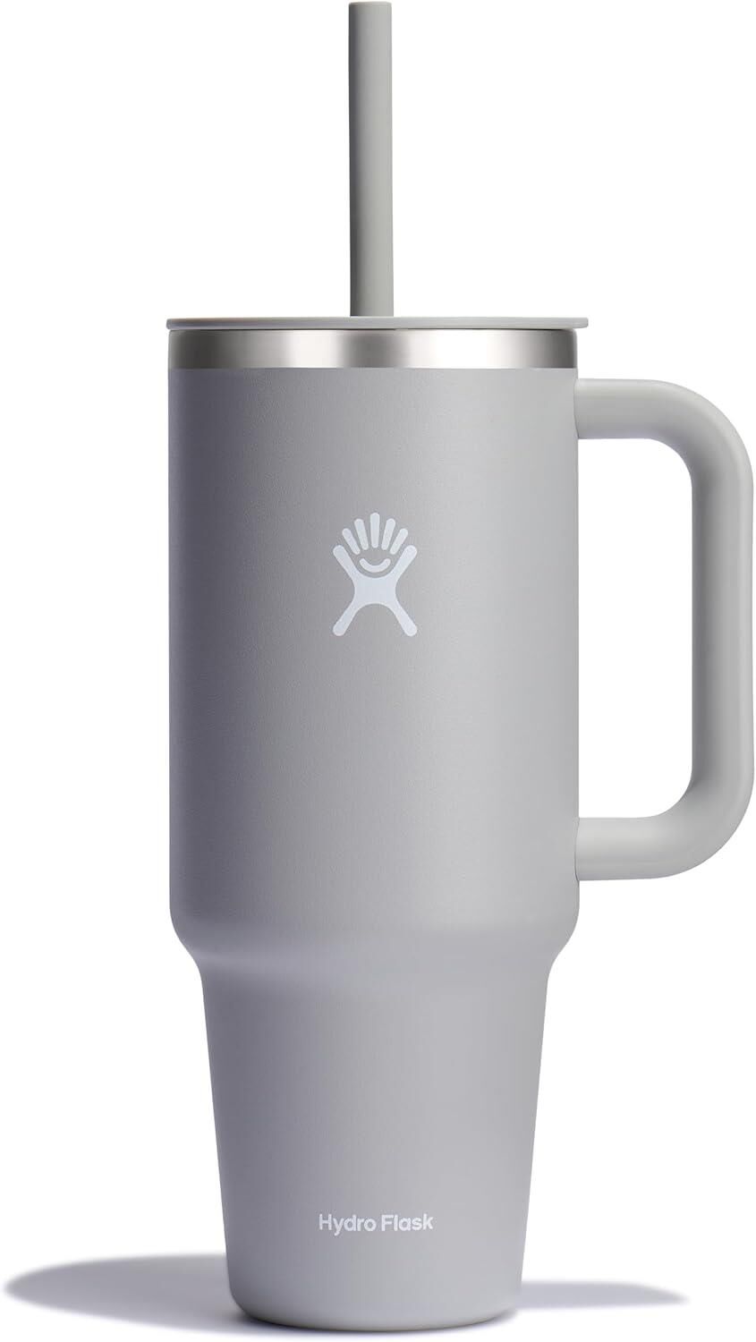 Hydro Flask Pipetli Termos Bardak 1,18L Açık Gri