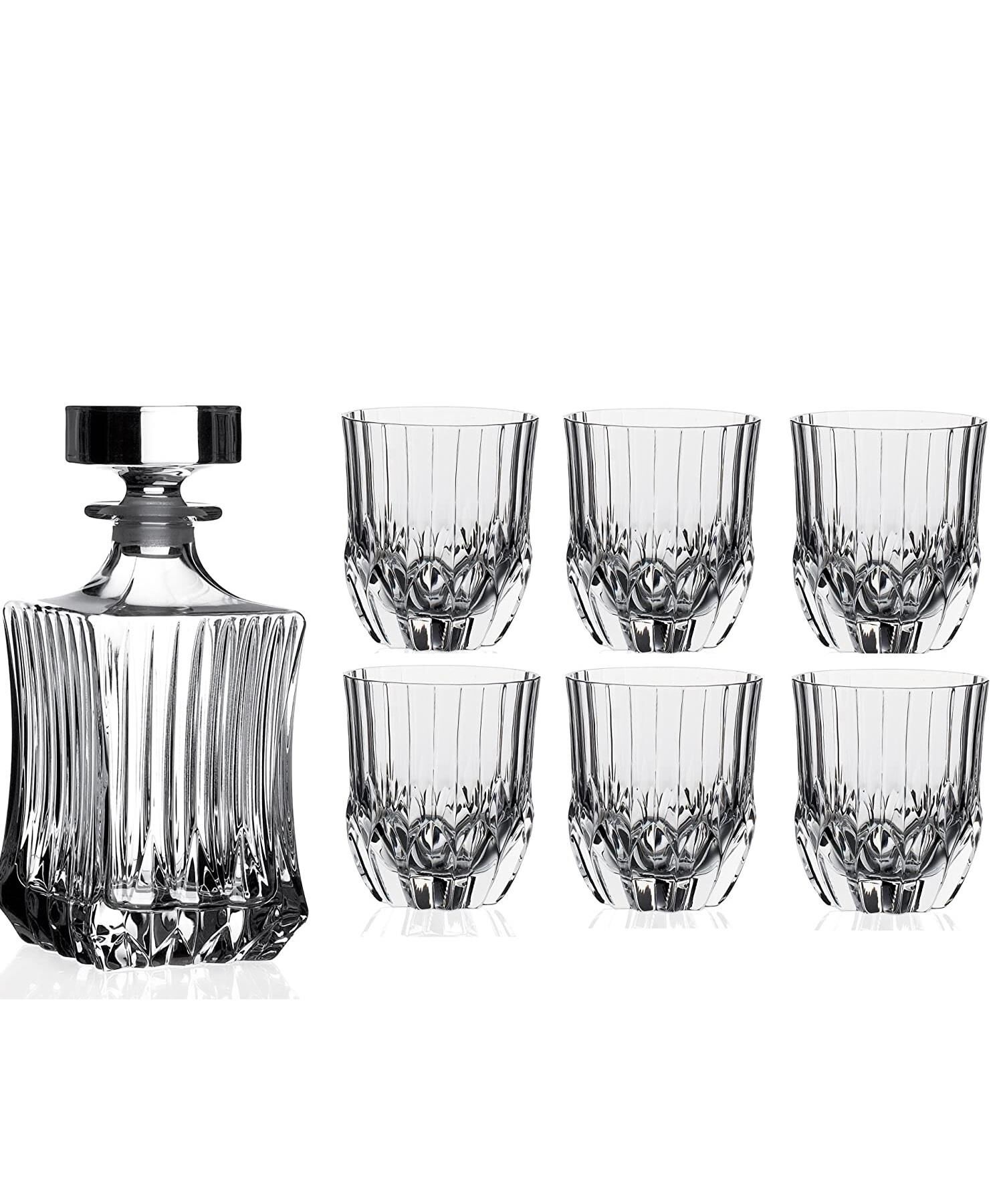 Rcr Adagio Kristal Viski Bardak Şişe Seti 7 Parça