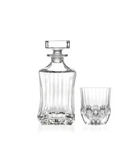 Rcr Adagio Kristal Viski Bardak Şişe Seti 7 Parça