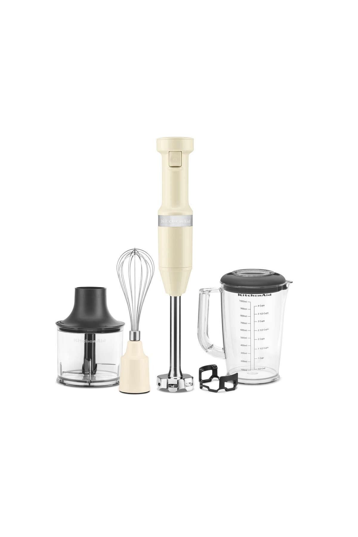 Kitchenaid Aksesuarlı El Blenderı Almond Cream 5KHBV83EAC