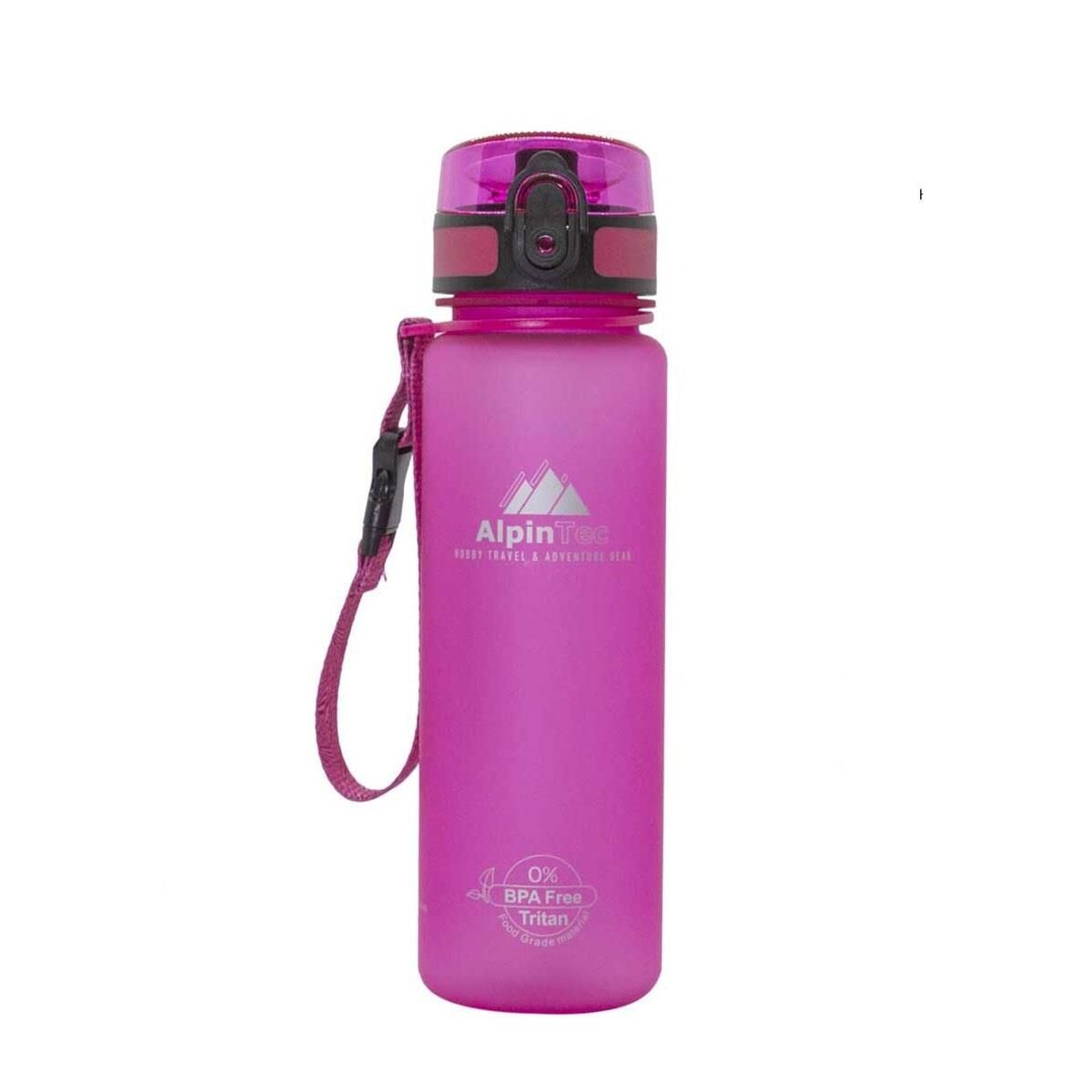AlpinTec Pembe 23 cm 500 ML Tritan Su Matarası