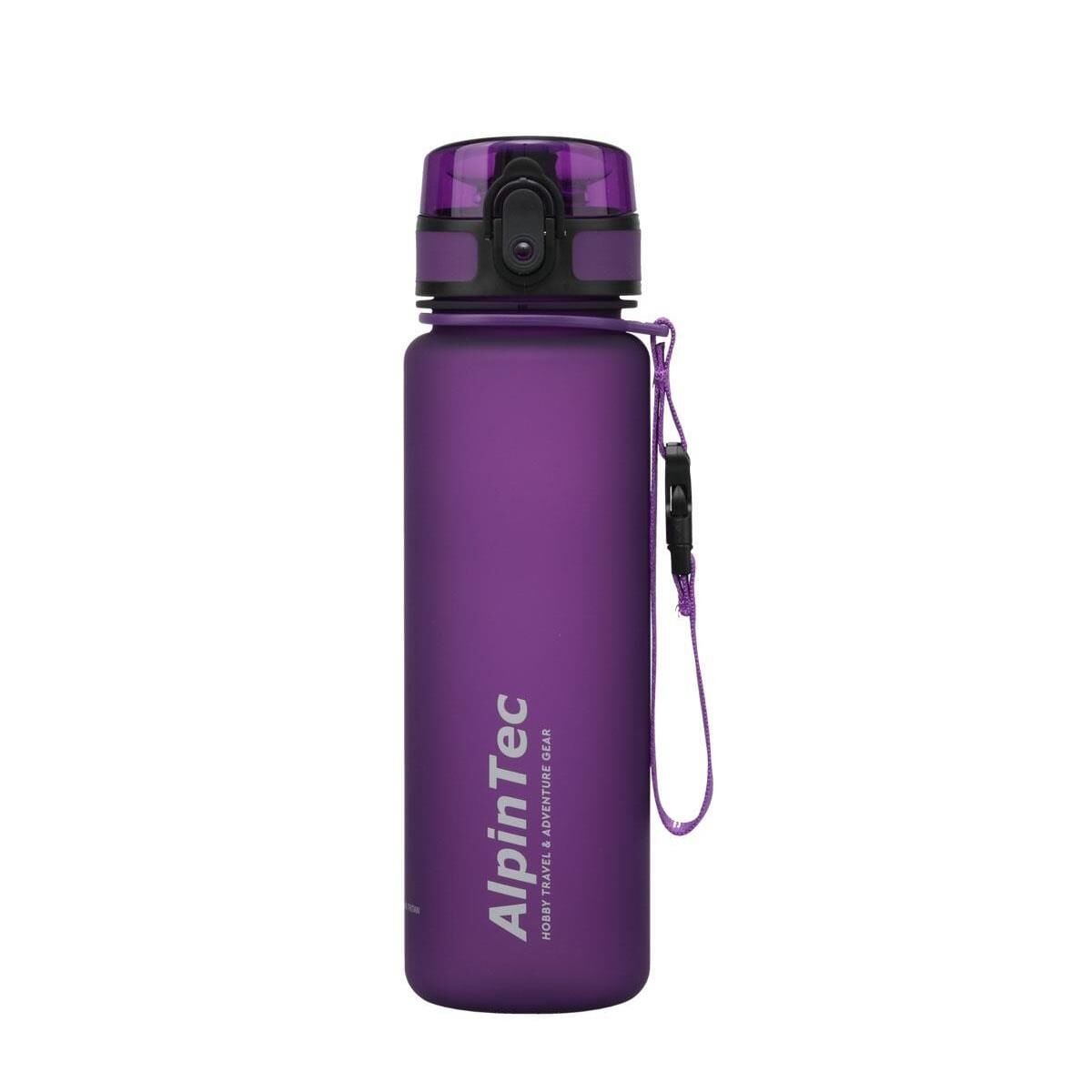 AlpinTec Mor 23 cm 500 ML Tritan Su Matarası