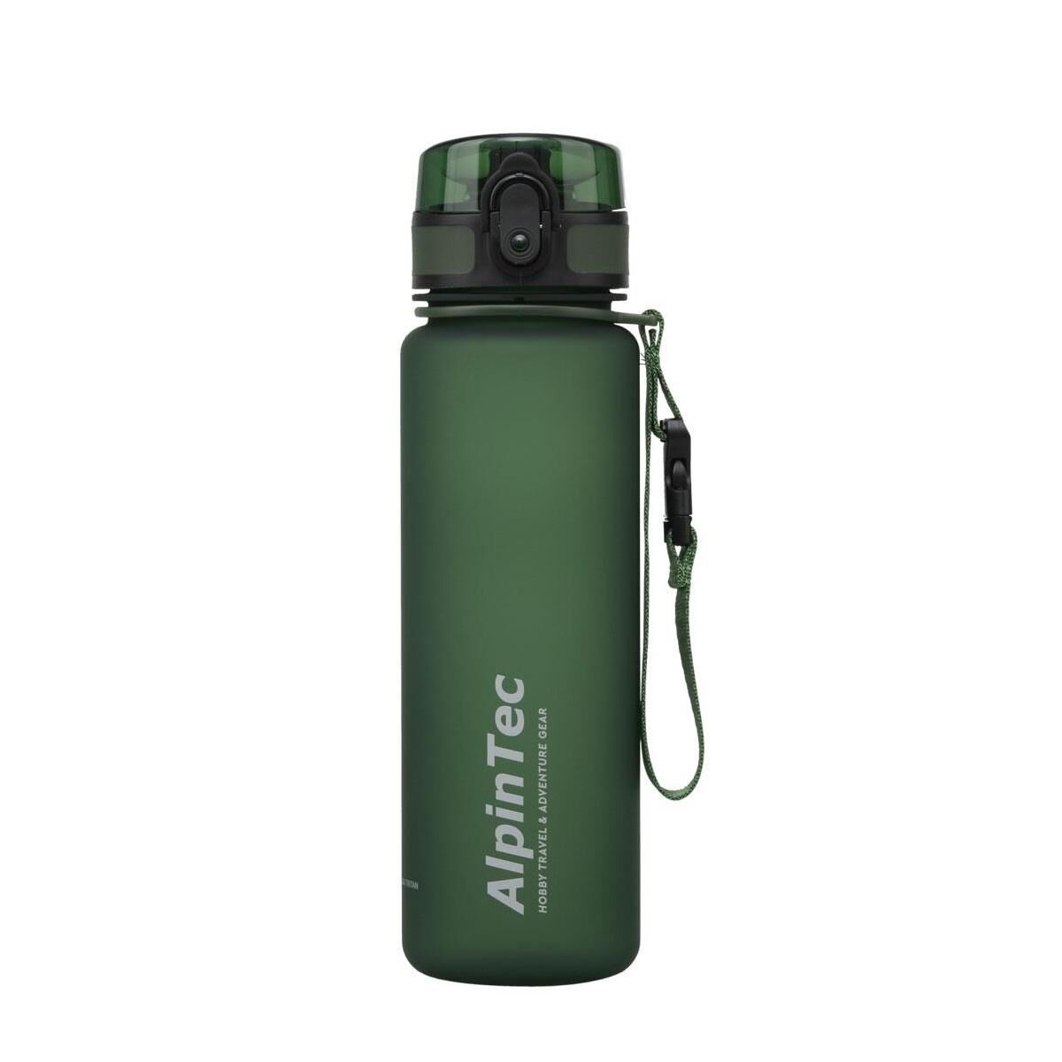 AlpinTec Koyu Yeşil 23 cm 500 ML Tritan Su Matarası