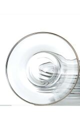 DECORİUM ARS 344 GÜMÜŞ ÇAY TABAK 6 ADET