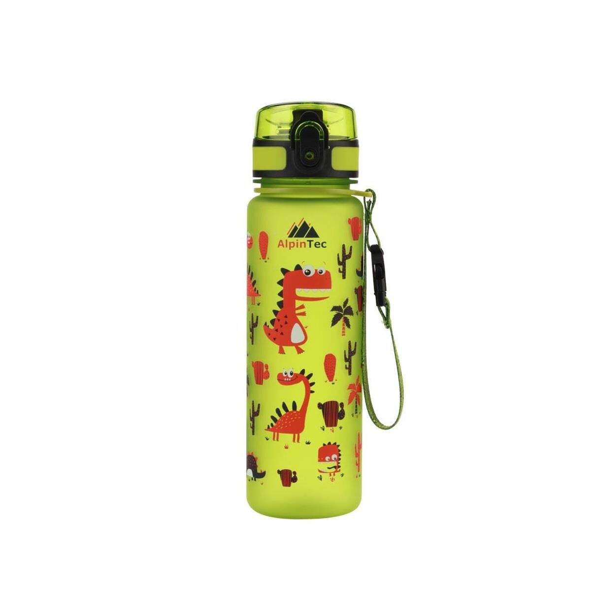 AlpinTec Dinazor Yeşil Tritan Çocuk Suluk Matara 500 ml