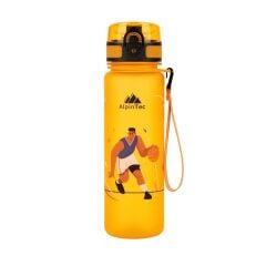 AlpinTec Basketbol Desenli Turuncu Tritan Çocuk Su Matara 500 ml