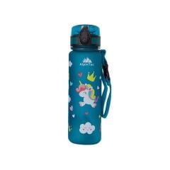 AlpinTec Unicorn Koyu Turkuaz Tritan Çocuk Suluk Matara 500 ml
