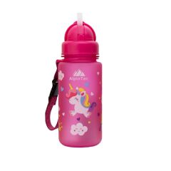 AlpinTec Unicorn Pembe Tritan Çocuk Pipetli Su Matara 400 ml