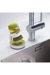 Joseph Joseph Palm Scrub™ Deterjan Hazneli Bulaşık Fırçası ve Standı