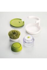 Joseph Joseph Palm Scrub™ Deterjan Hazneli Bulaşık Fırçası ve Standı