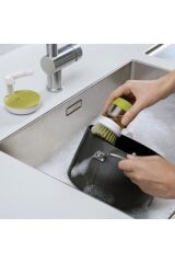 Joseph Joseph Palm Scrub™ Deterjan Hazneli Bulaşık Fırçası ve Standı