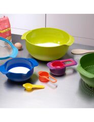 Joseph Joseph Nest™ 9 Plus Karıştırma Kase Seti - Çok Renkli