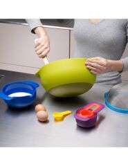 Joseph Joseph Nest™ 9 Plus Karıştırma Kase Seti - Çok Renkli