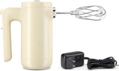 Kitchenaid Cordless Şarjlı El Mikseri 7 Hız Almond Cream 5KHMB732EAC