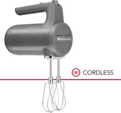 Kitchenaid Cordless Şarjlı El Mikseri 7 Hız Charcoal Grey 5KHMB732EDG
