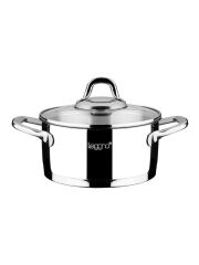 Leggno Unique Süzgeçli Çelik Tencere Seti 8 Parça