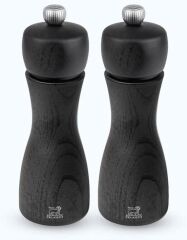 Peugeot Tahiti Graphite Karabiber + Tuz Değirmen Set 2 li Siyah 15 cm