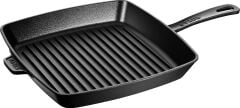 Staub Demir Döküm Amerikan Izgara Tava Siyah 30 cm