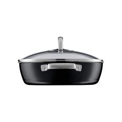 WMF FUSIONTEC PİLAV TENCERESİ 28 CM SİYAH