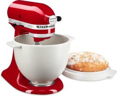 Kitchenaid Pişirici Kapaklı Evde Ekmek Yapma Kasesi 5KSM2CB5BGS