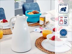 Leifheit Harmonic Termos 1 Litre Beyaz