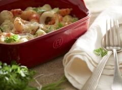 Emile Henry Fırın Kabı Dikdörtgen 22 x 14 cm Kırmızı