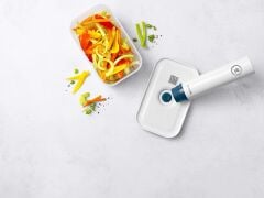 Zwilling Fresh Save Vakumlu Saklama Kabı M Plastik Yarı Şeffaf Akdeniz Mavisi