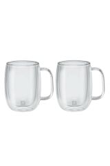 ZWİLLİNG ÇİFT CAMLI KULPLU 2 Lİ KAHVE BARDAĞI