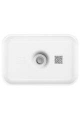 Zwiliing Vakumlu Yemek Kabı Plastik Büyük Boy Beyaz - Gri