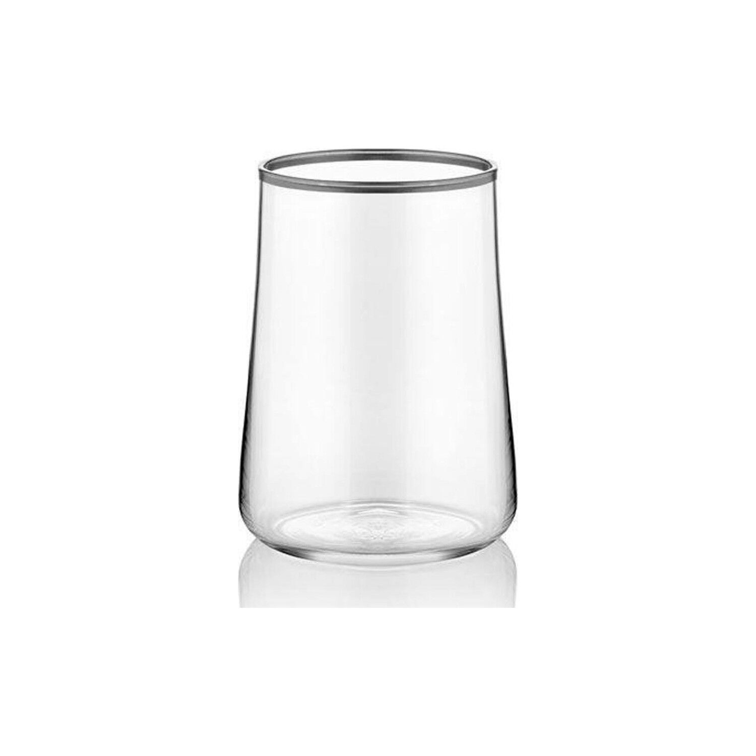 KOLEKSİYON AHESTE KAHVE BRD ST 6LI PARLAK PLATIN SEFFAF