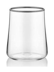 KOLEKSİYON AHESTE KAHVE BRD ST 6LI PARLAK PLATIN SEFFAF