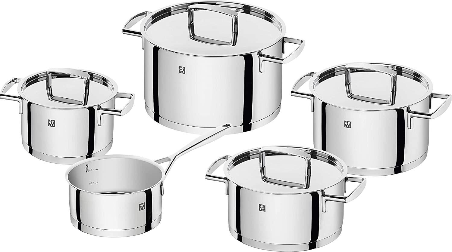 Zwilling Passion Tencere Seti 18/10 Paslanmaz Çelik 5 parça 660600000