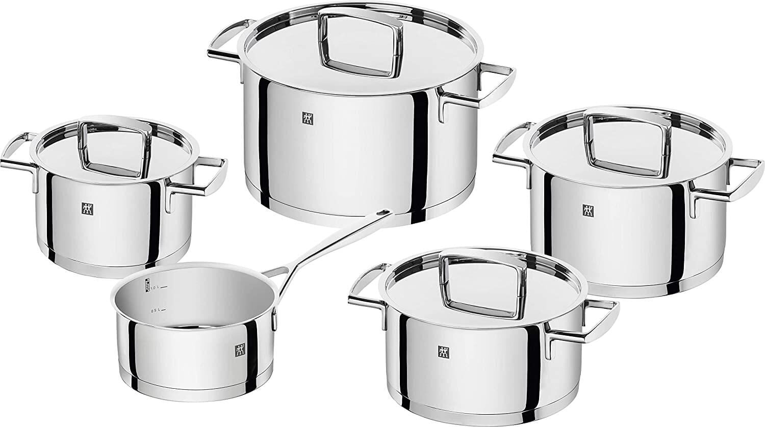 Zwilling Passion Tencere Seti 18/10 Paslanmaz Çelik 5 parça 660600000
