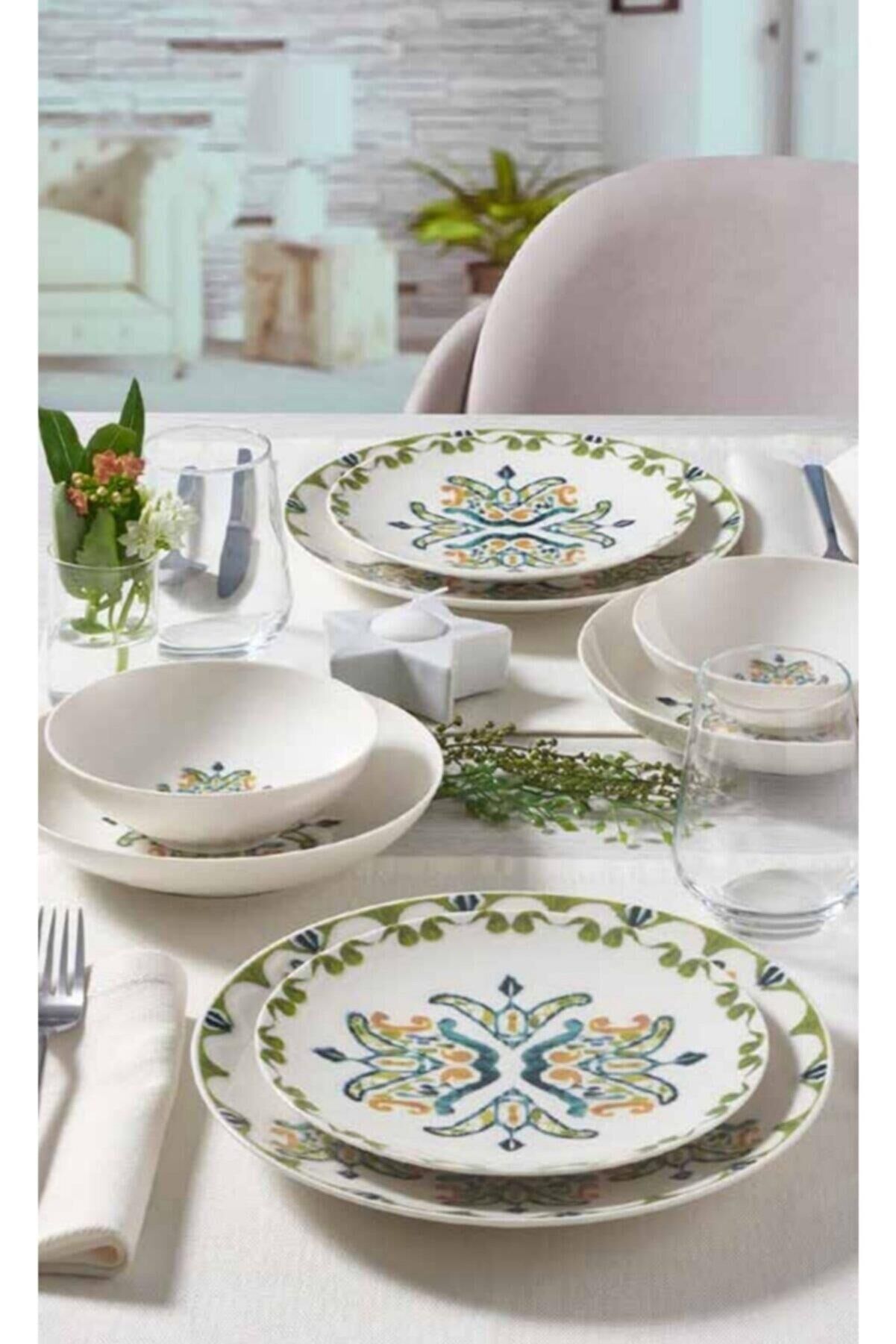 Güral Porselen 24 Parça Yemek Seti GBSATN24Y4R22341