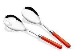 Rivadossi Pastello Turuncu Salata Servis Seti