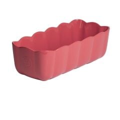 Emile Henry Madeleine Fırın Kabı Baton 9 x 13,5 x 29 cm Pembe