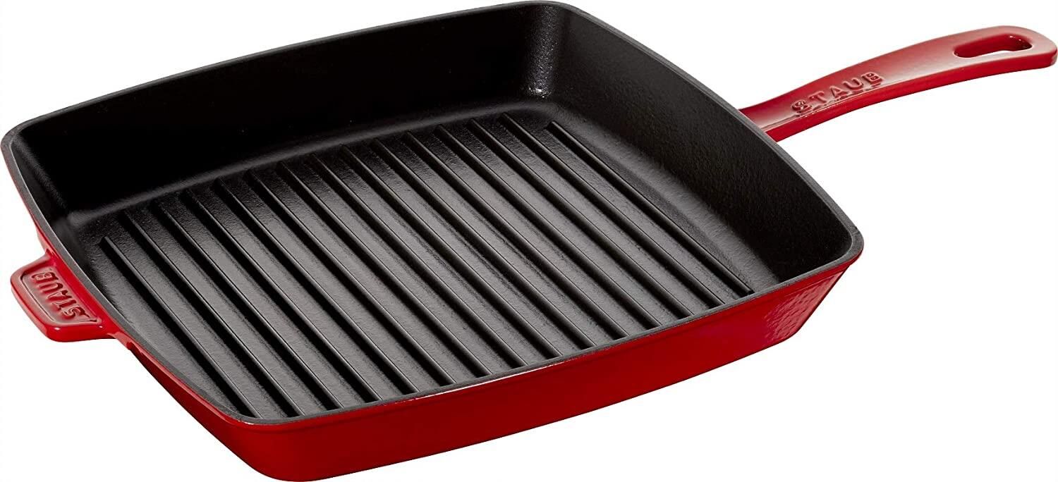 Staub Döküm Amerikan Izgara Tava  Kırmızı 30 cm