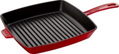 Staub Döküm Amerikan Izgara Tava  Kırmızı 30 cm