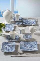 Güral Porselen Sipinoza 36 Parça Kahvaltı Seti GBSSPN36KHR1006