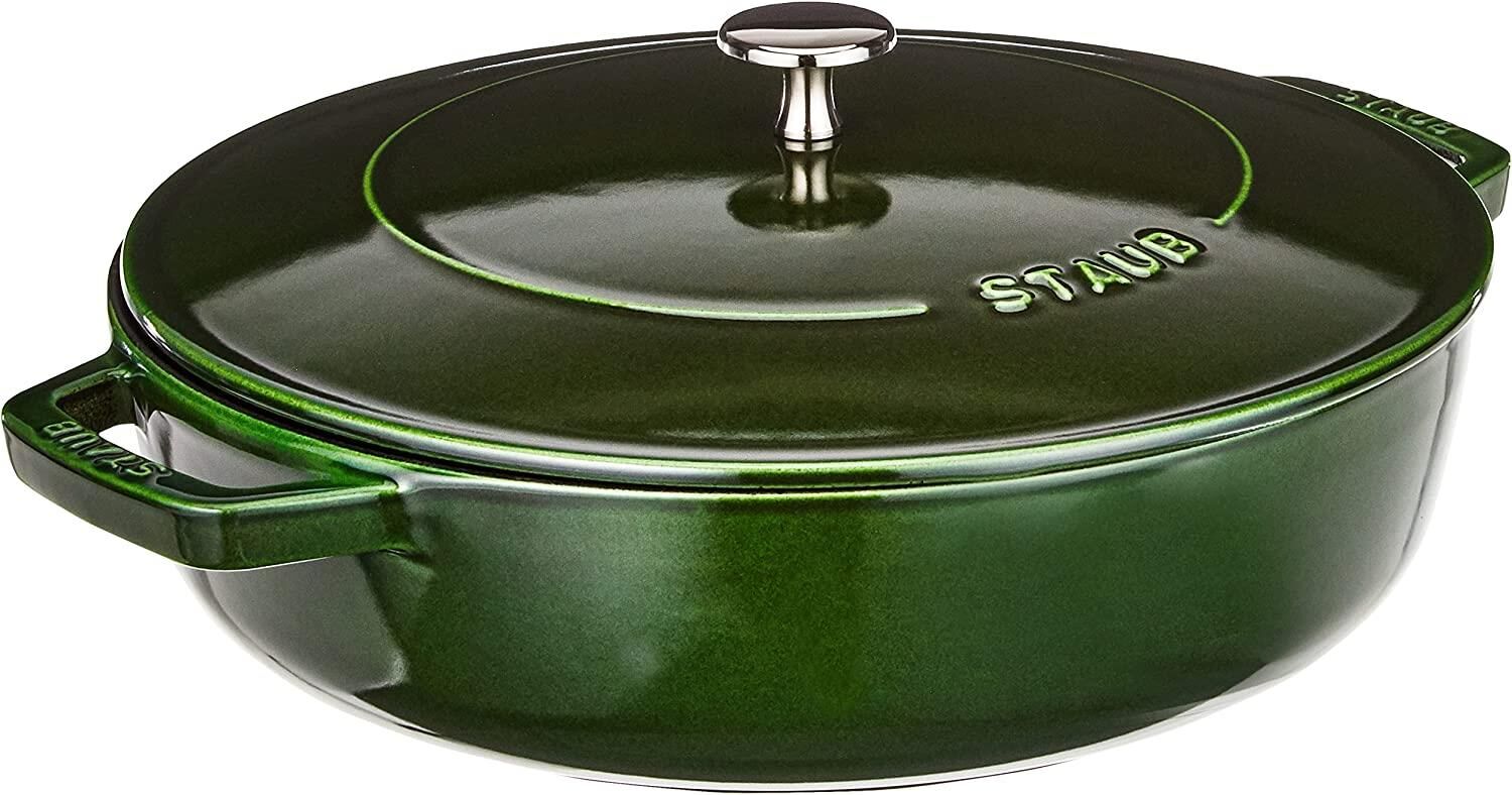 Staub Chistera Yağmur Efektli Döküm Tencere Fesleğen 28 cm