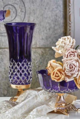 DECORİUM ARS 3609 BA VAZO CRISTALLINE MOR