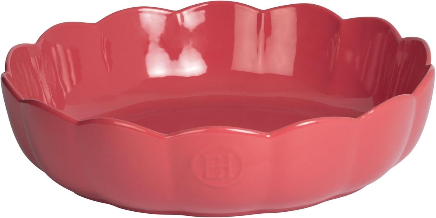 Emile Henry Madeleine Fırın Kabı Yuvarlak 27 cm Pembe