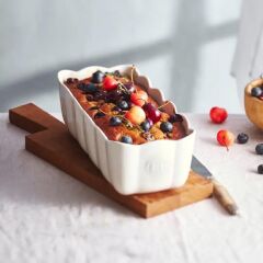 Emile Henry Madeleine Fırın Kabı Baton 9 x 13,5 x 29 cm Ekru / Clay