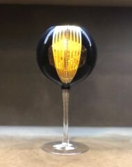 DECORİUM SİYAH-ALTIN TAŞLI MUMLUK